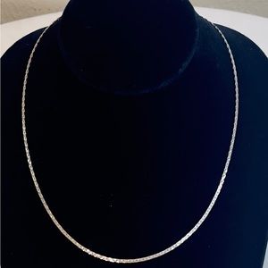 Italy .925 Sterling Silver 2mm Chain - 18”